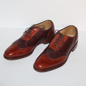 Allen Edmonds Hampstead Woven Wingtips Oxfords 9 D